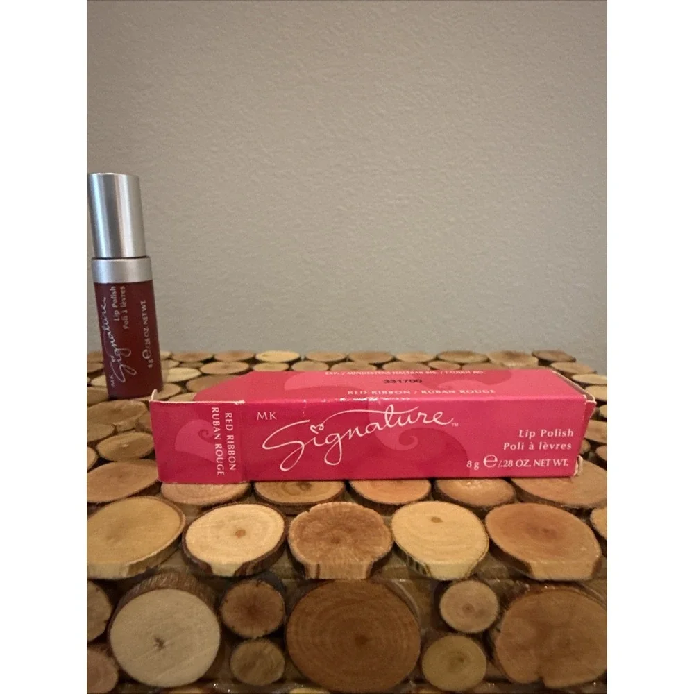 New In Box Mary Kay Signature Lip Polish RED RIBBON Full Size‎ ~ NOS